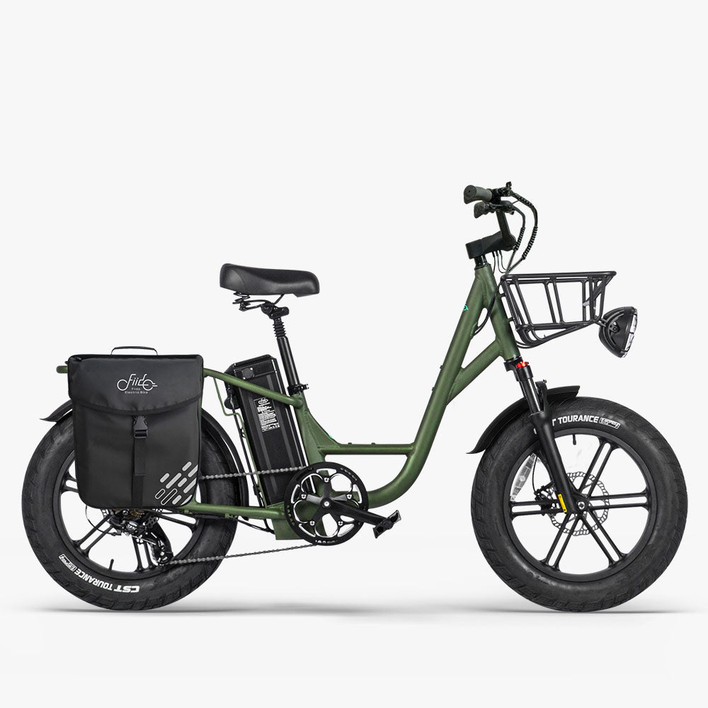 Fiido T1 Pro: Leistungsstarkes Elektro-Lastenrad mit dicken Reifen und Packtasche