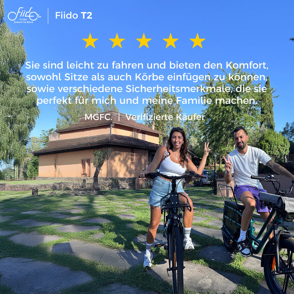 Fiido T2 Longtail Lasten-E-Bike