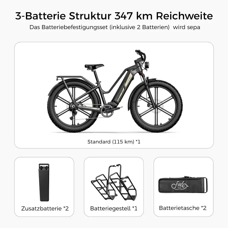wieviel wiegt ein damenfahrrad Fiido Titan – Offroad-Fatbike für Jagd und Touren