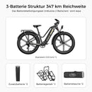 Titan Fat Tire Touring E-Bike - Lange Reichweite