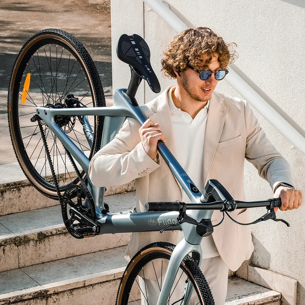 fahrrad mit carbon kette Fiido Air – Leichtes Carbon-E-Bike mit 13,75 kg Gewicht