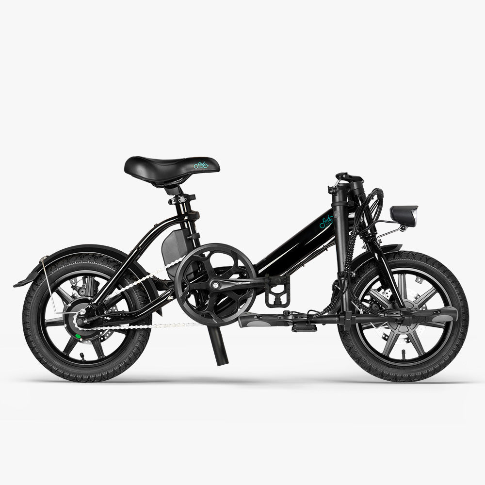 Fiido D3 Pro Mini faltbares E-Bike in Schwarz