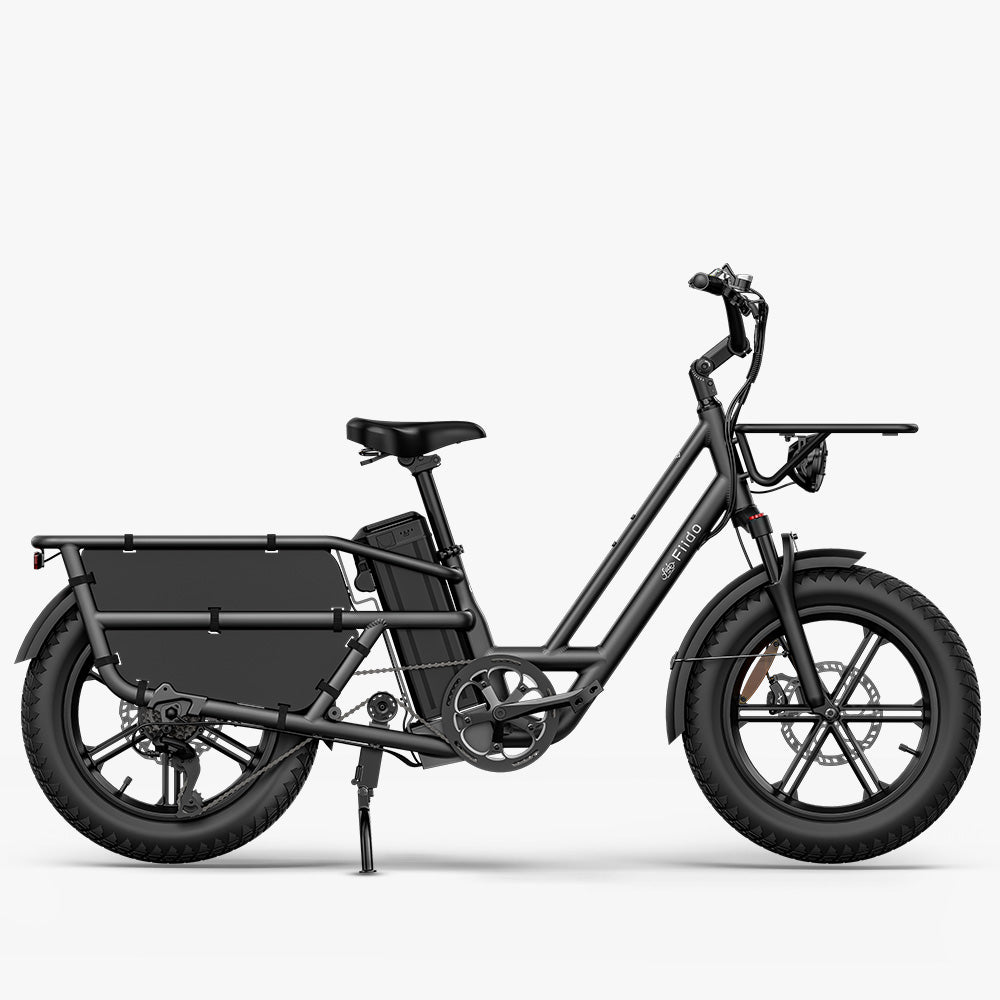 lastenfahrrad schwarz FIido T2